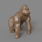 the origami saru figure