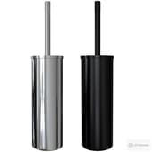 allen brau priority toilet brush black/chrome