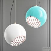 pendant lamp in the form of a headlight