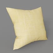 scandinavia pillow, yellow