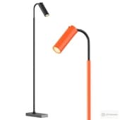 Marquesse Orange Leather Floor Lamp