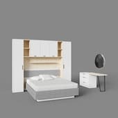 rimini bedroom set white