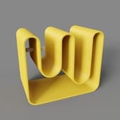 eburet mini desktop organizer stand yellow