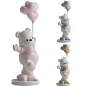 bear statue with balloons ( aliexpress)