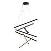 line cascad 7x750mm led pendant lamp