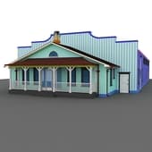 the barn