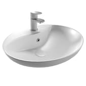 Overhead sink WeltWasser Elbach 1147 gloss white