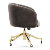 Saroy Ivory Upholstered Office Chair