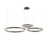 corona horizontal hanging led chandelier rings 40 60 80 cm