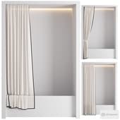 bathroom curtain with edging 04