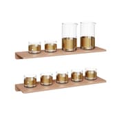 shelves with decor \bathroom decor p01