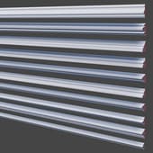 a set of wall decorative moldings 30-39