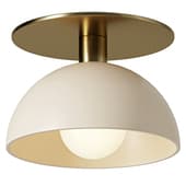 Vintage Modern Solid Brass Flush Mount