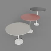 mei bar table, diameter - 100, height - 75, 90 and 110 cm