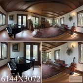 Living room panoramic composition HDRI