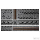 decorative panel 3d art relief 184