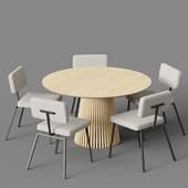 volan wood+krab dining group from mano factory 3