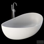 homary contemporary oval freestanding bathtub