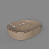 ceramic soap dish berdolina brown