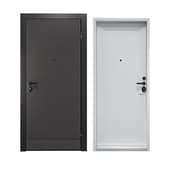 the entrance door to the apartment with modern milling