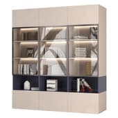 bookcase with backlight