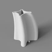 vase cometa white