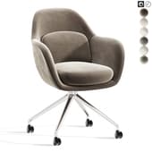 Swoon Dining Armchair Swivel Base 1779