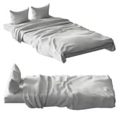 white bed linen