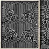 decorative panel 3d art relief 130