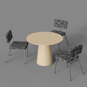 volan veneer+krab dining group from mano factory1