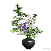 bouquet of wildflowers in a vase