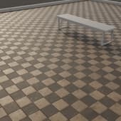 the bridge tile is staggered