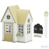 a set for a nursery with a house from the collection "baby"
