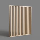 Wooden partition wall 04