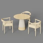 volan fabric+hug dining group from mano factory 13