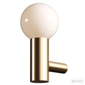 LEDS C4 MIST Glass and steel wall lamp