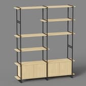 paul modular shelving from mano factory 25