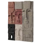 Ethnic abstract face panel. Version 2 (Pinterest )