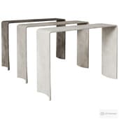 Tadao Alto Concrete Contemporary Console
