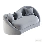 Velvet Upholstered Sofa