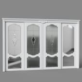 interior partition with hanging doors aristo versailles collection (versailles)
