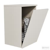 built-in folding laundry basket