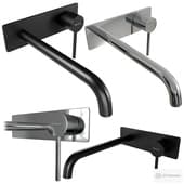 allen brau glory sink faucets. chome/black