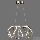 Homary Rola Gold LED Unique Geometric Chandelier Haning Pendant Light