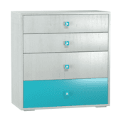 chest of drawers 01 - tandem concrete sv-turquoise