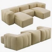 Restoration Hardware Preconfigured Fulham Upholstered U-Chaise Sectional