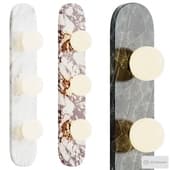 Modulo Marble Wall Lamp 3 heads by Radilum