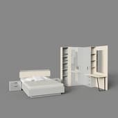 chelsea bedroom set, grey (2)