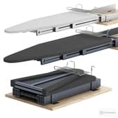starax extendable built-in ironing board