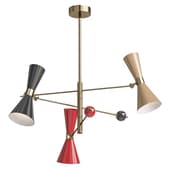 Modern Sputnik Chandelier